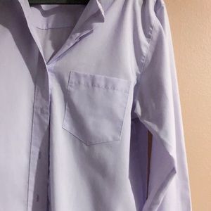 lavender foxcroft button up